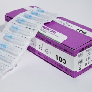 Игла Meso-Relle стерильная для мезотерапии 31G 0,26 х12 mm 